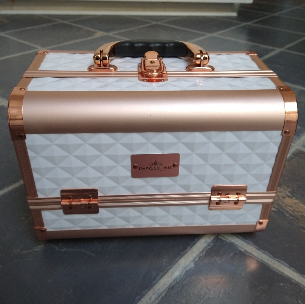 SlayCase Makeup Train Case from Impressions with Multiple Fold Out Levels
